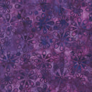 Anthology Jdj Blueberry Floral Plum Batik Fabric