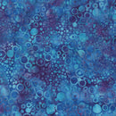Anthology Jdj Blueberry Circles Ultraviolet Batik Fabric