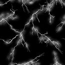 Blank Quilting Let's Glow Crazy Lightning Glow In The Dark Black Fabric