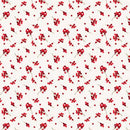 Wilmington Prints Cardinal Charm Berry Toss Cream Fabric