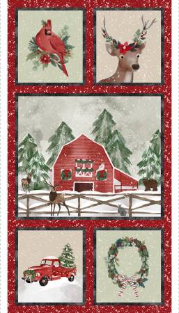 3 Wishes Christmas in the Country Multi Panel