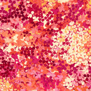 Blank Quilting Flora Petals Orange Wide Back Fabric