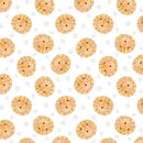 Wilmington Prints Safari Snuggles Lion Toss White Fabric