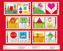 Blank Quilting Storytime Shapes Red Book Panel