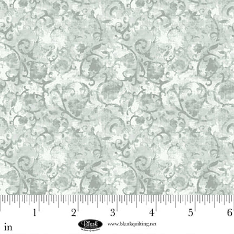 Blank Quilting Hushed Hues Scroll Slate Fabric