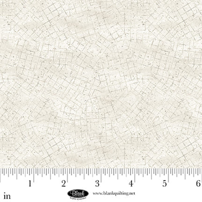 Blank Quilting Hushed Hues Abstract Lines Pebble Fabric