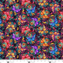 Blank Quilting Luminous Haven Butterflies Turquoise Fabric