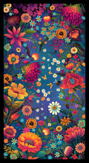 Blank Quilting Luminous Haven Flower And Bug Panel