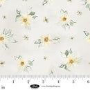 Blank Quilting Spring Serenade Watercolor Flowers Taupe Fabric