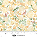 Blank Quilting Spring Serenade Tulips Yellow Fabric