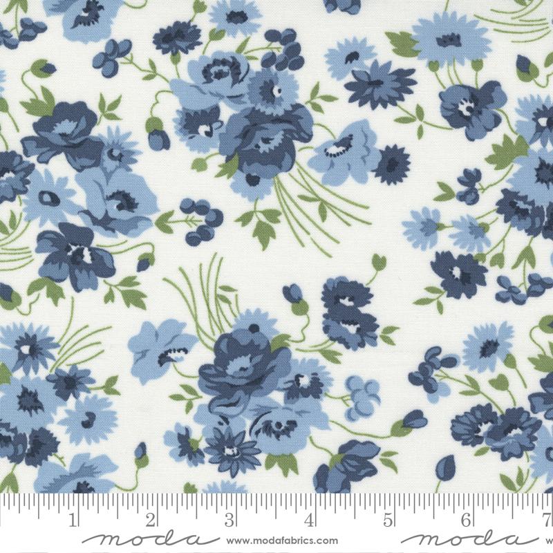 Moda Nantucket Summer Somerset Florals Cream Fabric