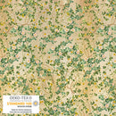 Stof Vintage Windflower Rose Shrubbery Sand Fabric