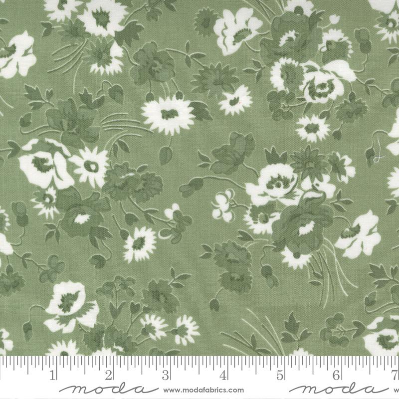 Moda Nantucket Summer Somerset Florals Grass Fabric