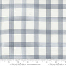 Moda Nantucket Summer Plaid Cream Navy Fabric