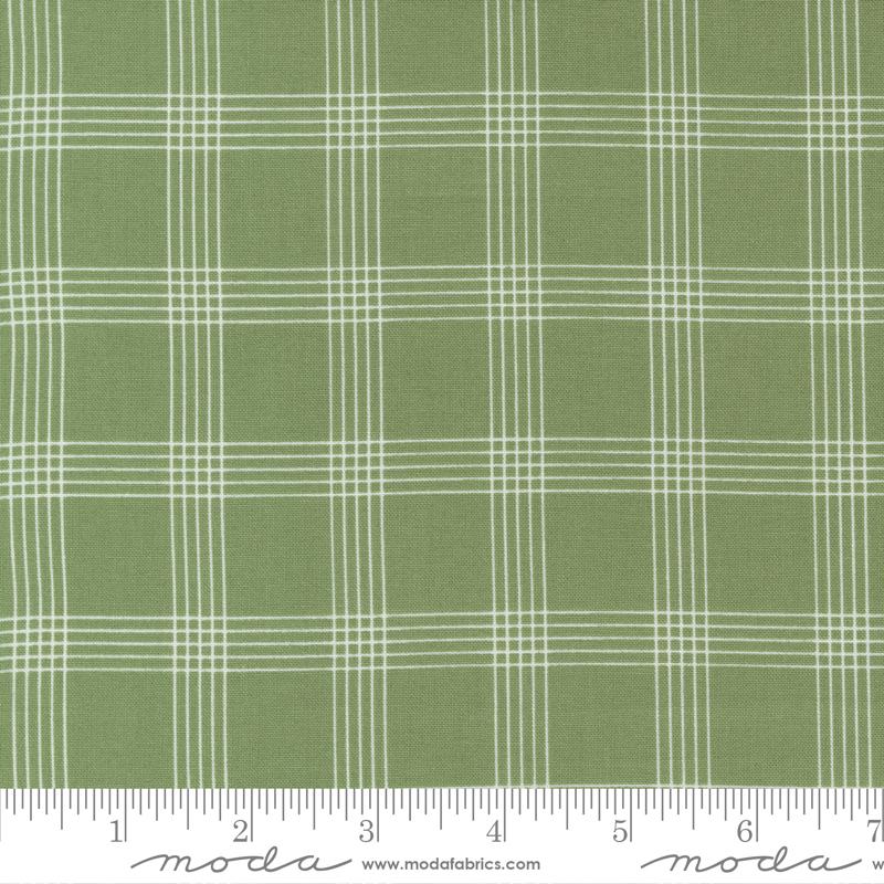 Moda Nantucket Summer Plaid Grass Fabric