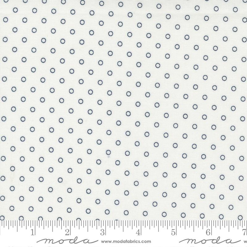 Moda Nantucket Summer Smitten Dots Cream Fabric