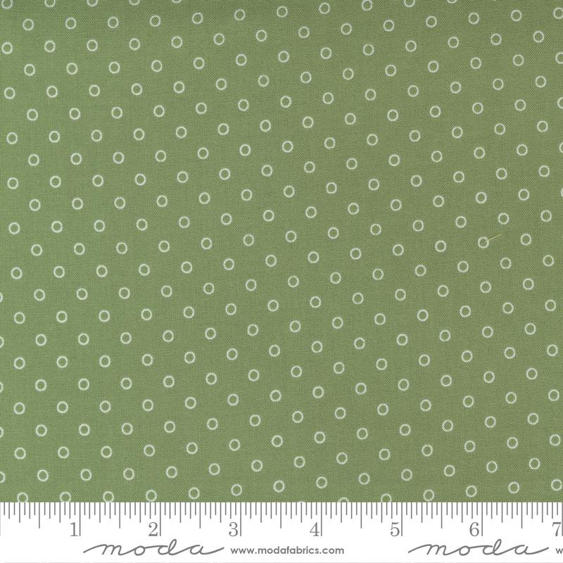 Moda Nantucket Summer Smitten Dots Grass Fabric