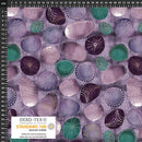Stof Colourful Leaves Stone Circles Fabric