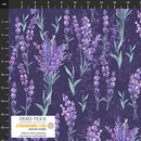Stof Lilac Lavender Bouquets Purple Digital Fabric