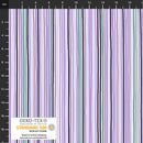Stof Lilac Lavender Stripes Lavender Digital Fabric