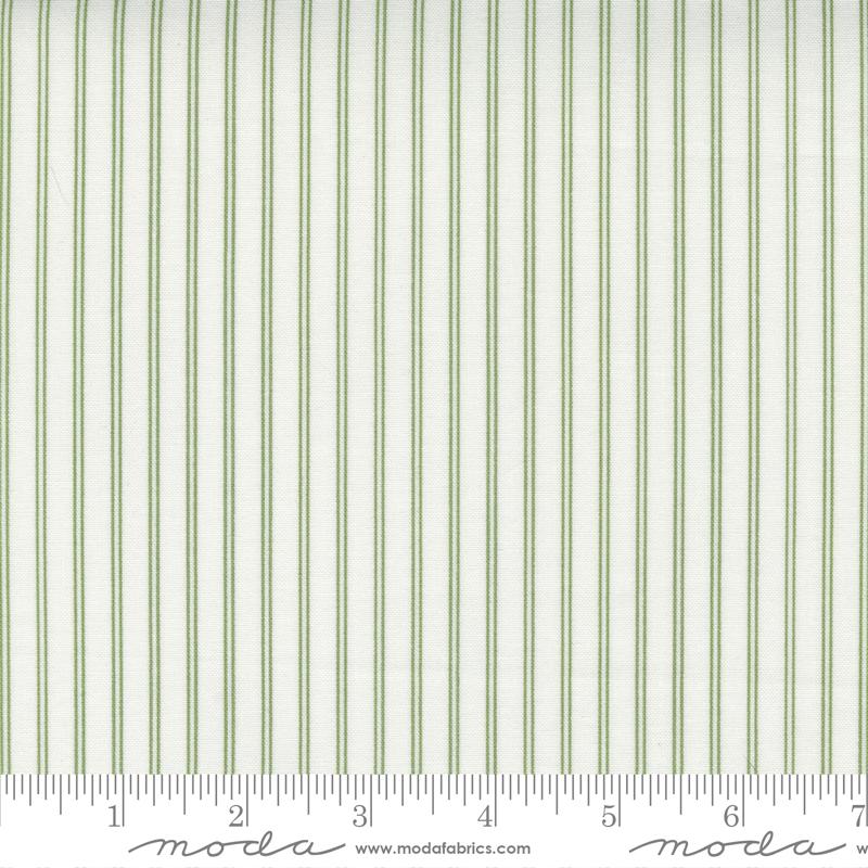 Moda Nantucket Summer Stripe Cream Grass Fabric