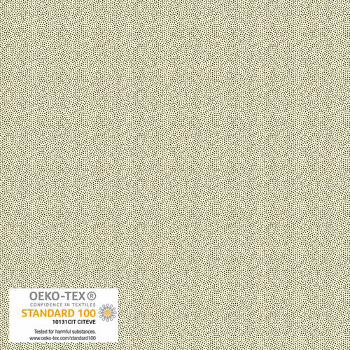 Stof Petits Points 343 Cream Blue Fabric