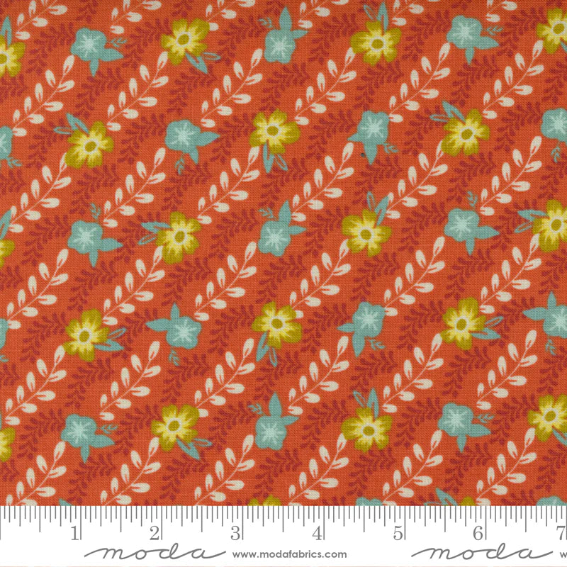 Moda Songbook Floral Sweet Marmalade Fabric ONLINE PURCHASE ONLY