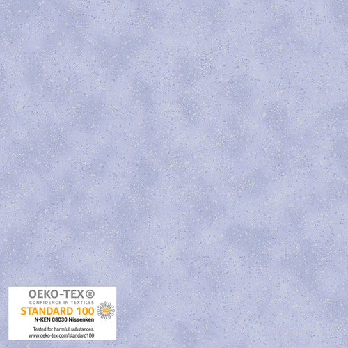 Stof Frosty Snowflake Sprinkles Light Blue Silver Fabric