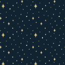 Blank Quilting Silent Night Stars Navy Fabric