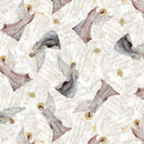 Blank Quilting Silent Night Angels Silver Fabric