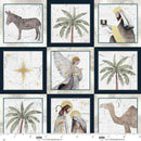 Blank Quilting Silent Night Small Blocks Navy Fabric