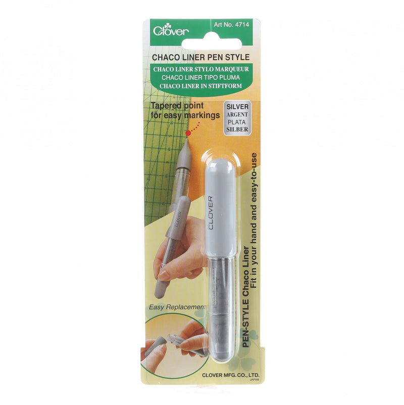 Clover Chaco Liner Pen Style Silver