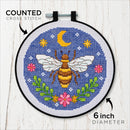 Expressive Bee Cross Stitch Kit