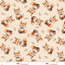 Blank Quilting Wild And Free Tossed Foxes Cream Fabric