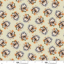 Blank Quilting Wild And Free Tossed Porcupines Green Fabric