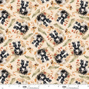 Blank Quilting Wild And Free Tossed Skunks Cream Fabric