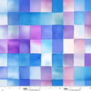 Blank Quilting Mosaic Blue 108" Wide Back Fabric