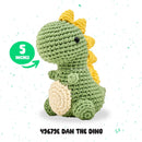 Dan The Dino Amigurumi Kit