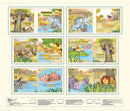 Blank Quilting Story Time Savanna Scene Book Panel