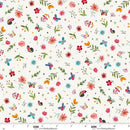 Blank Quilting Botanic Symphony Mini Butterflies And Floral Toss Fabric