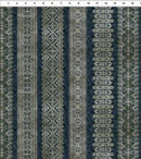 In The Beginning Carpet Bag Romance Stripe Blue Fabric