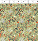 In The Beginning Fabrics Whimsy Beetles Green Fabric