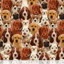 Windham Fabrics One Of A Kind Puppies Fabric