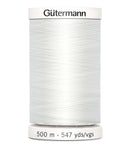 Gutermann Sew-All 500M/547YD Thread 20 Nu White