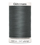 Gutermann Sew-All 500M/547YD Thread 115 Rail Gray
