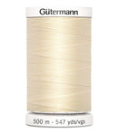 Gutermann Sew-All 500M/547YD Thread 800 Ivory