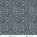 Blank Quilting Rock Of Ages Footprints Charcoal Fabric