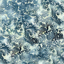 Island Batik Swirls Neutral Ghost Batik Fabric