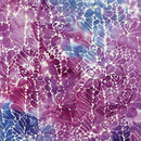 Island Batik Flower Blossom Neutral Ghost Batik Fabric