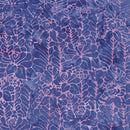 Island Batik Flower Blossom Purple Lavender Batik Fabric